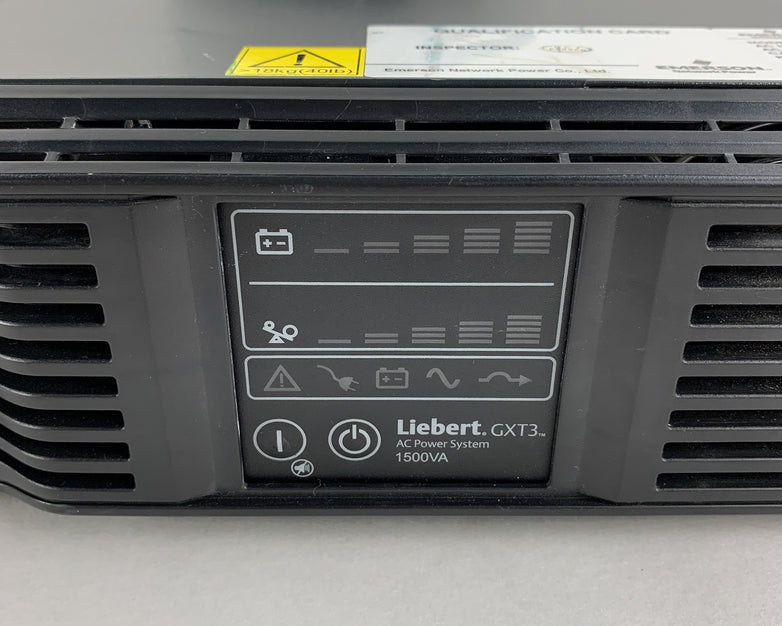 Liebert Emerson GXT3-1500RT120 UPS System Tested No Batteries No Caddy