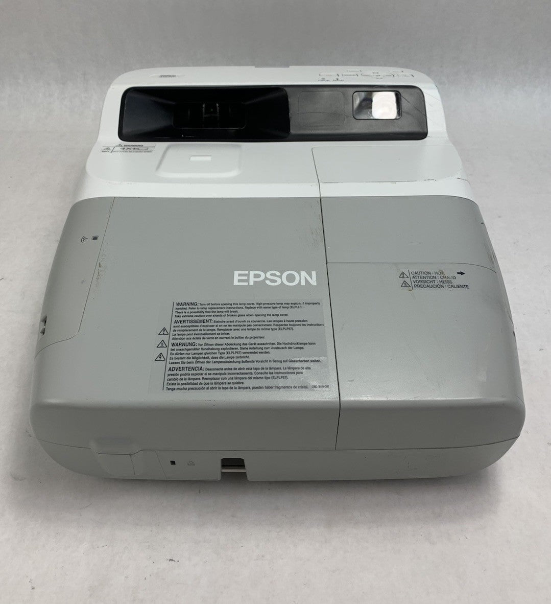 Epson PowerLite 450W H318A LCD Lamp Projector 1280 Lamp Hours - No Remote1