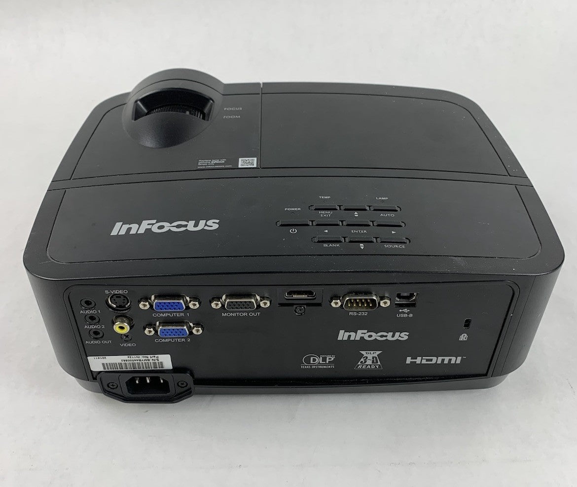 InFocus IN112a DLP Lamp Projector 1775 Lamp Hours - No Remote3