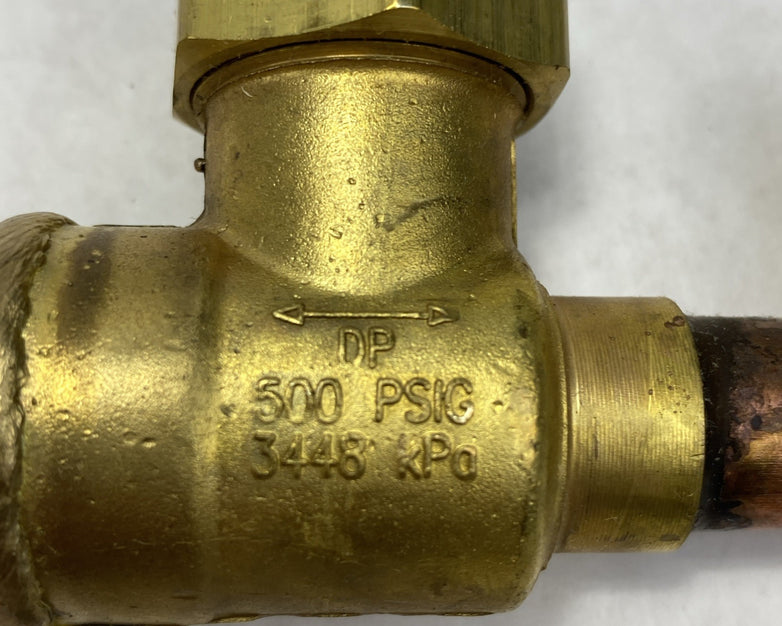 Superior Refridgeration 586WAS-10ST Ball Valve Full Port With Access Fitting