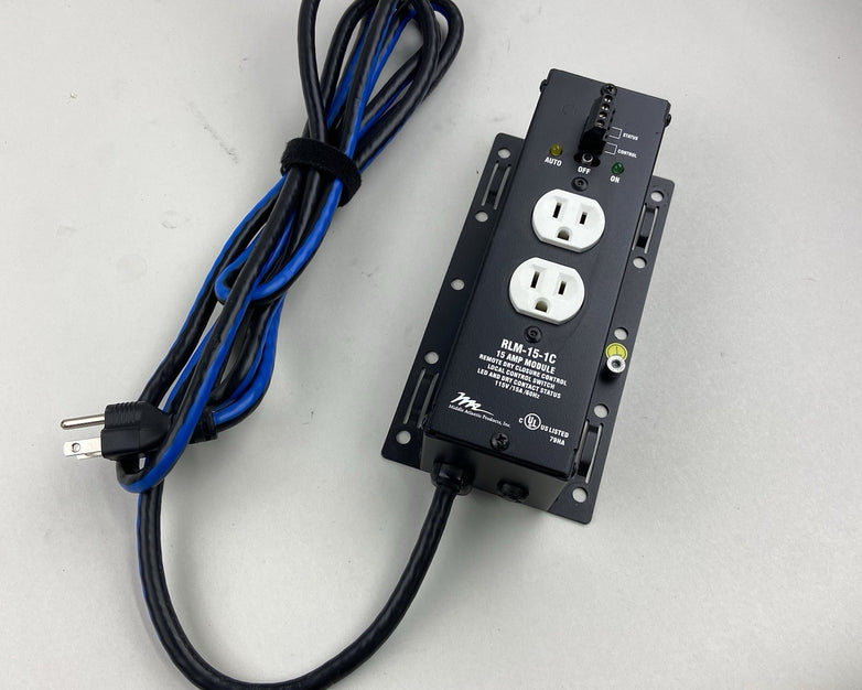 Middle Atlantic RLM-20-1C 20 Amp Power Module Remote 12V DC Control Cut Power