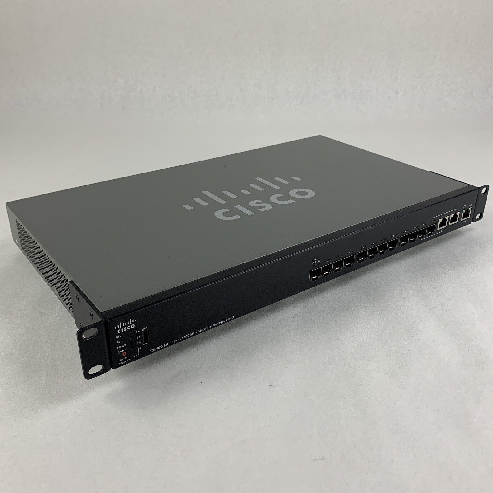 Cisco SX550X-12F-K9 Stackable Managed Switch Tested Reset