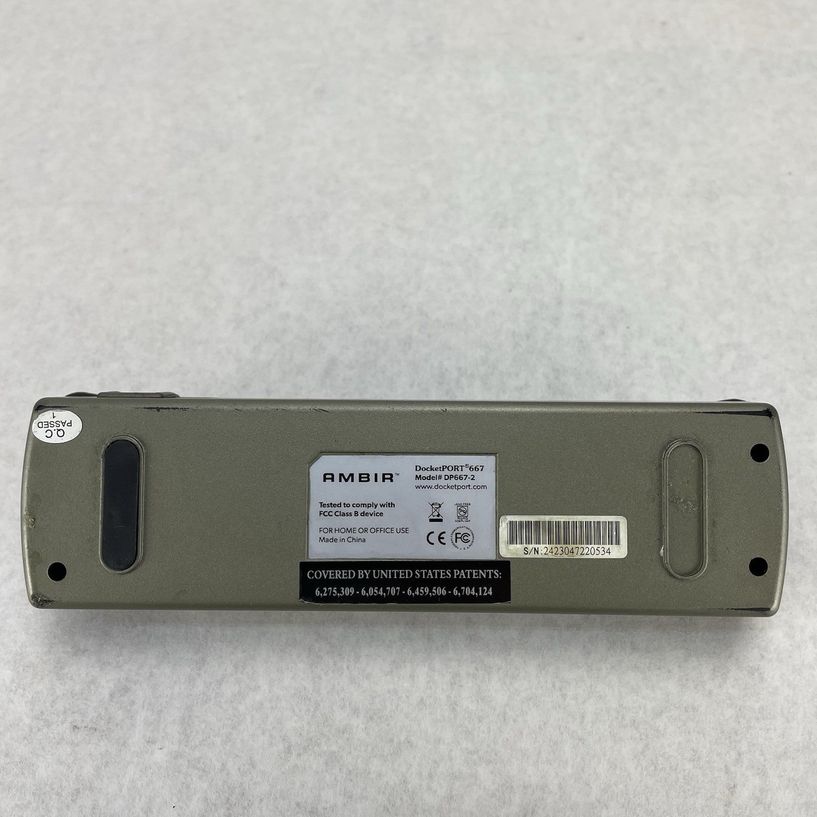 Ambir Technology DocketPORT 667 DP667 ID Scanner Untested Parts and Repair