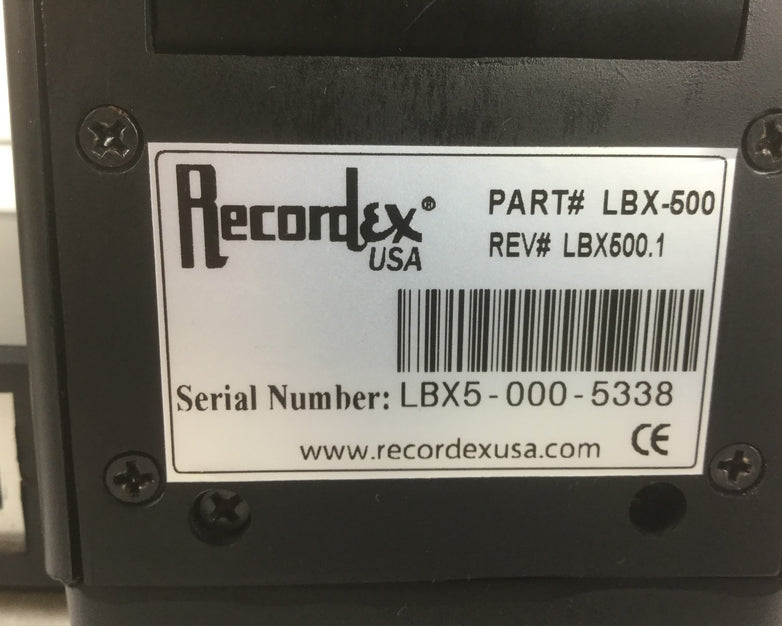 RECORDEX LBX-500 IMMCAM DESKTOP DOCUMENT CAMERA, Works