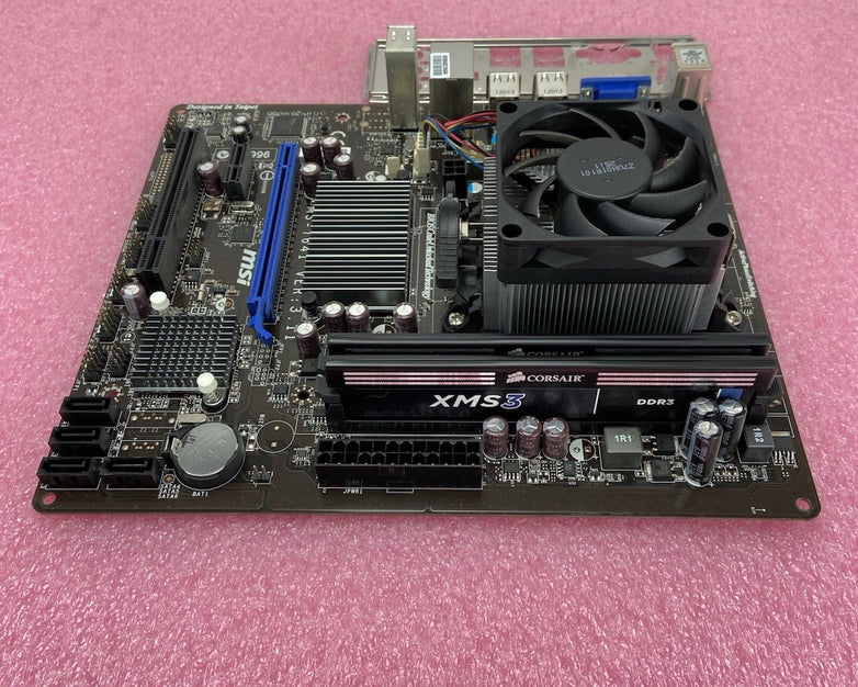 MSI MS-7641 Motherboard AMD Phenom II x4 945 3GHz 8GB RAM w/IO