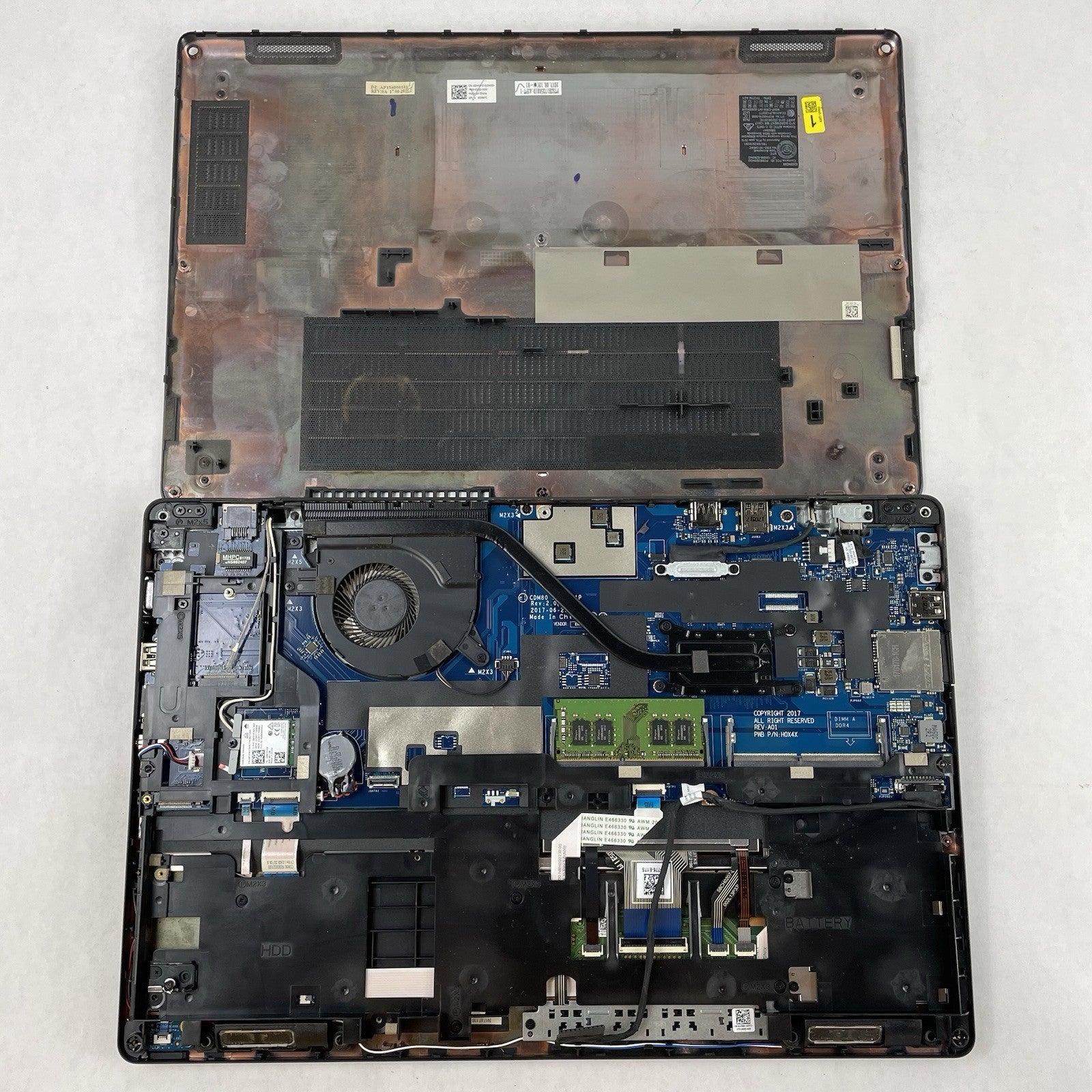 Dell Latitude 5580 15.6" i5-7300U 2.60 GHz 8 GB RAM No SSD/OS/AC/Batt19
