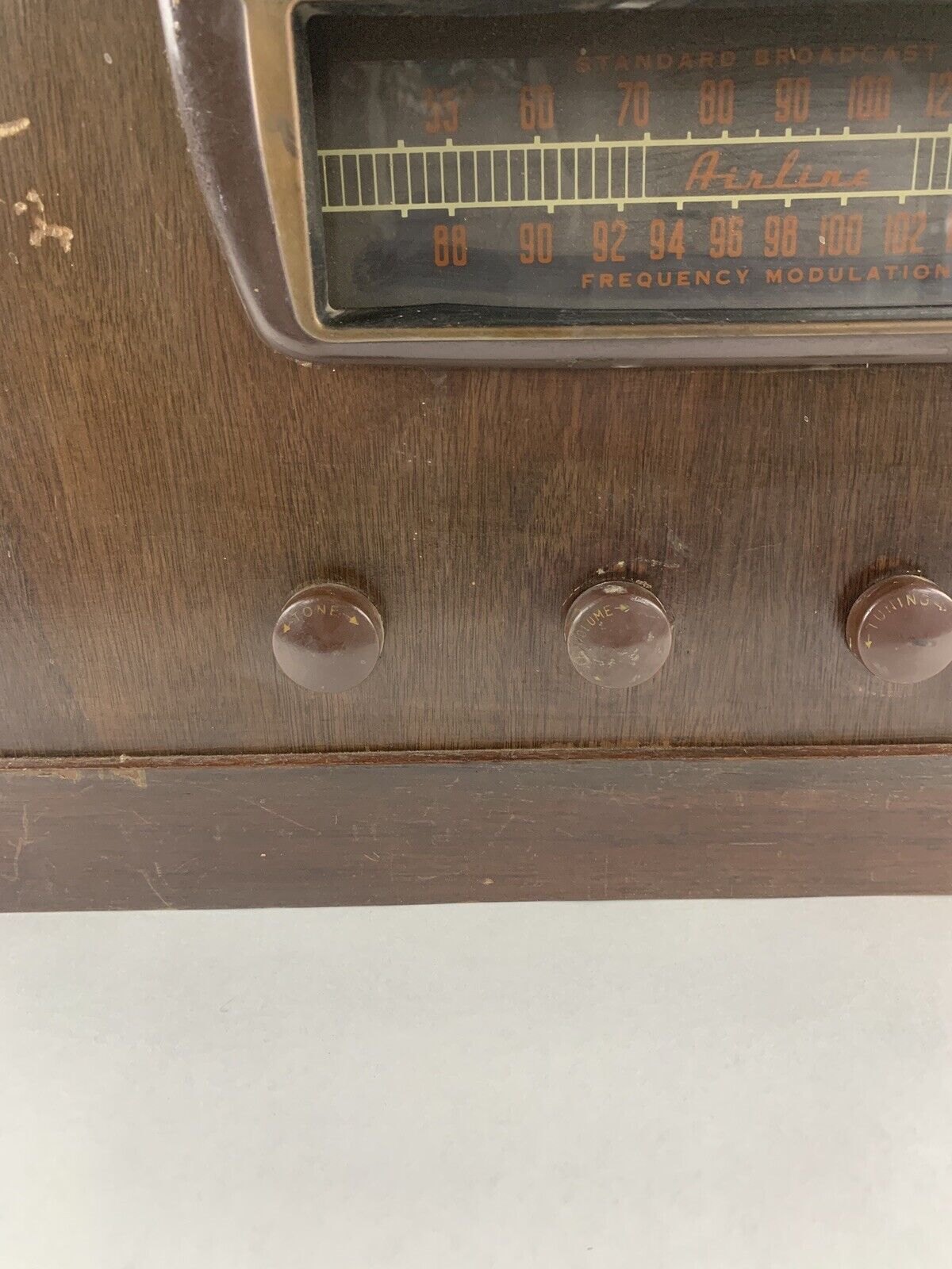 Montgomery Ward 62J-57 Super Sensitive Airline Radio Powers No Output Cut Cord