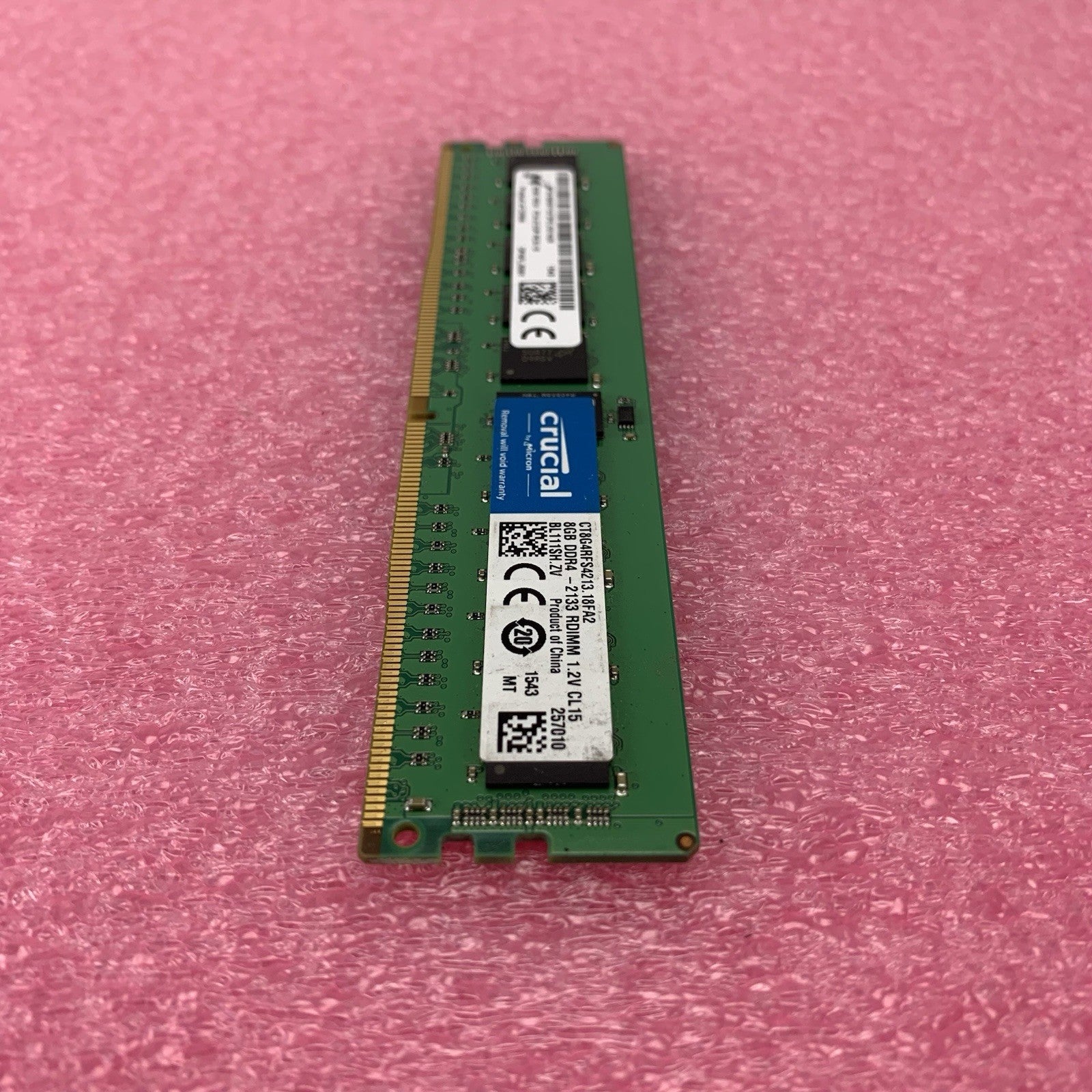 Crucial MTA18ASF1G72PZ-2G1A2II PC4-2133P-RC0-10 8GB 1Rx4 Desktop Memory RAM2