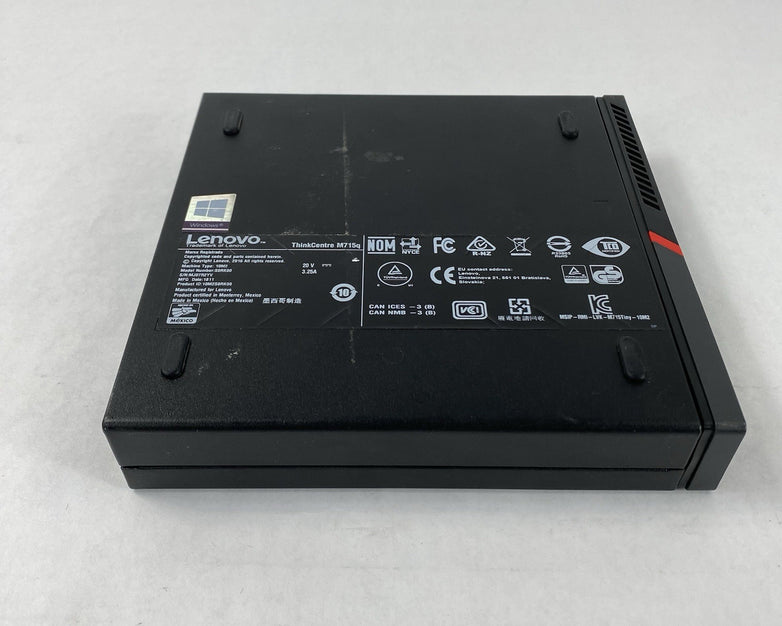 Lenovo ThinkCentre M715Q Micro AMD Pro A6-9500E 3.00 GHz 4 GB RAM No SSD/OS/AC