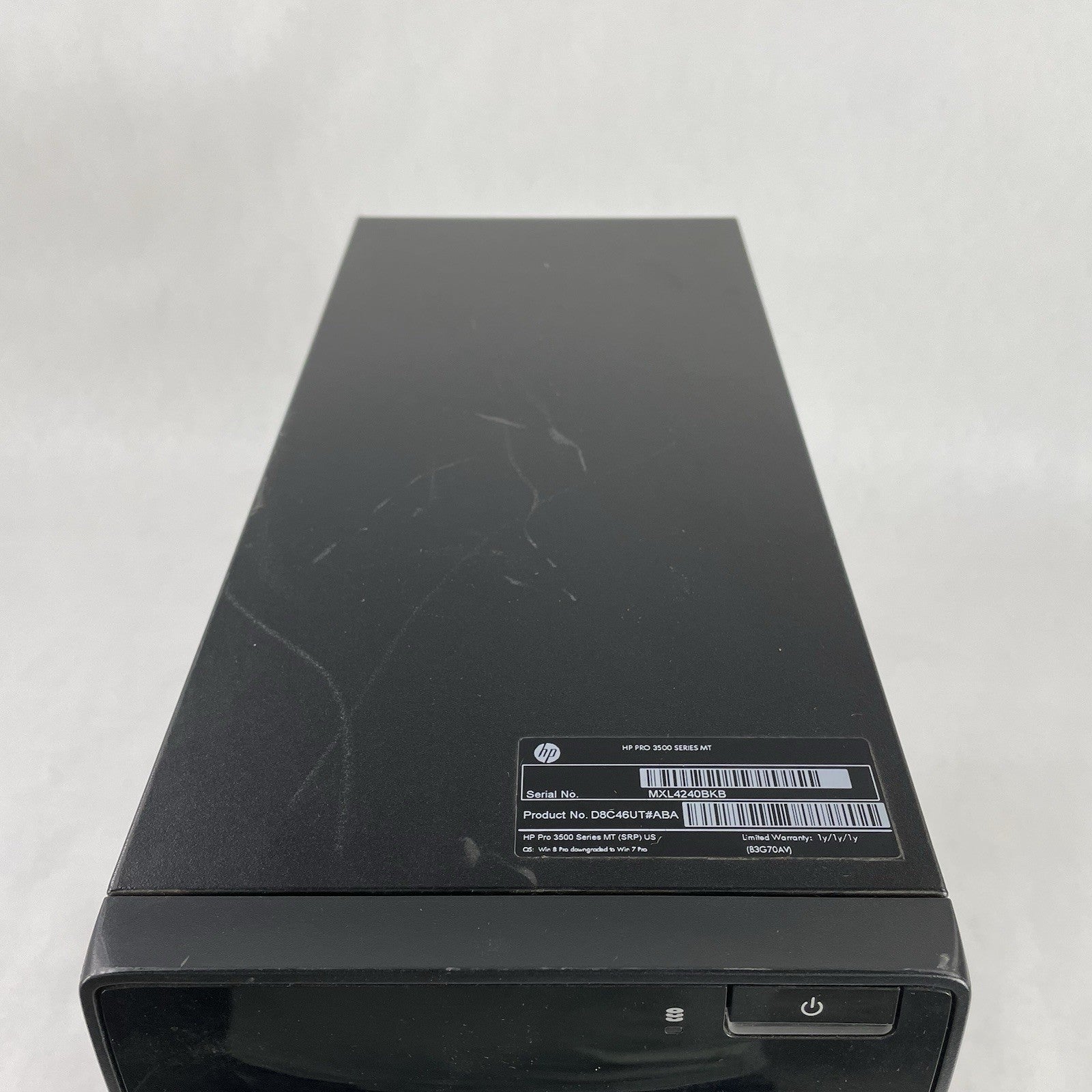 HP Pro 3500 Series MT i5-3470 3.20 GHz 8 GB RAM No HDD/OS2