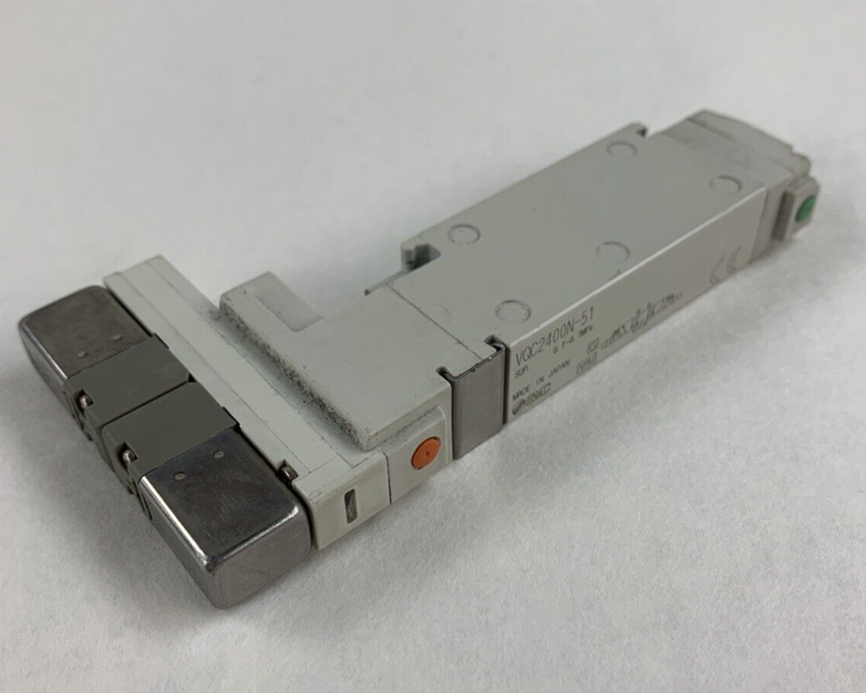 SMC VQC2400N-51 5-Port 3-Position Double Solenoid Valve 24VDC