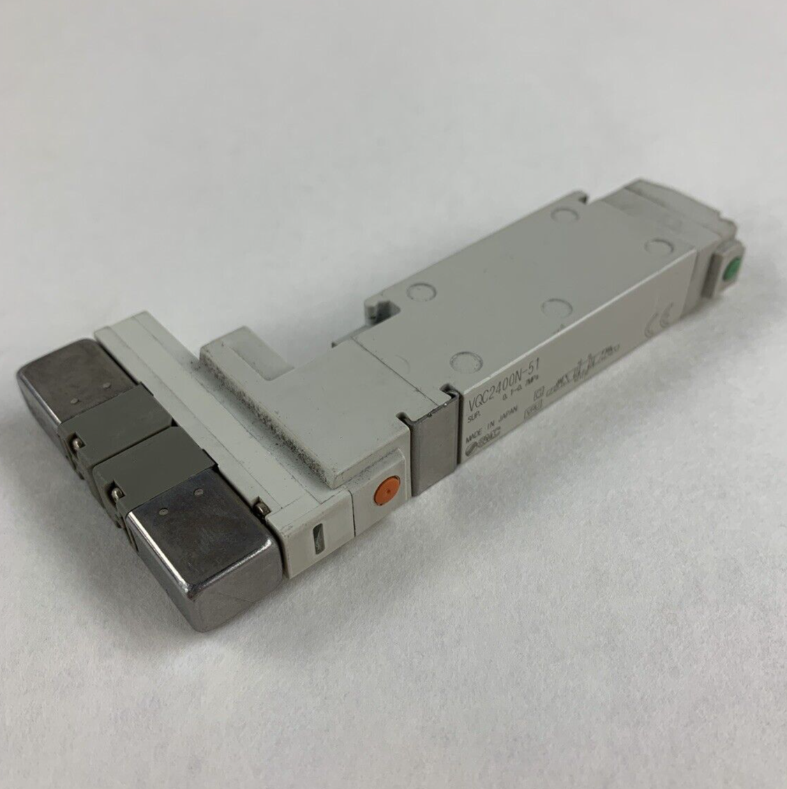 SMC VQC2400N-51 5-Port 3-Position Double Solenoid Valve 24VDC