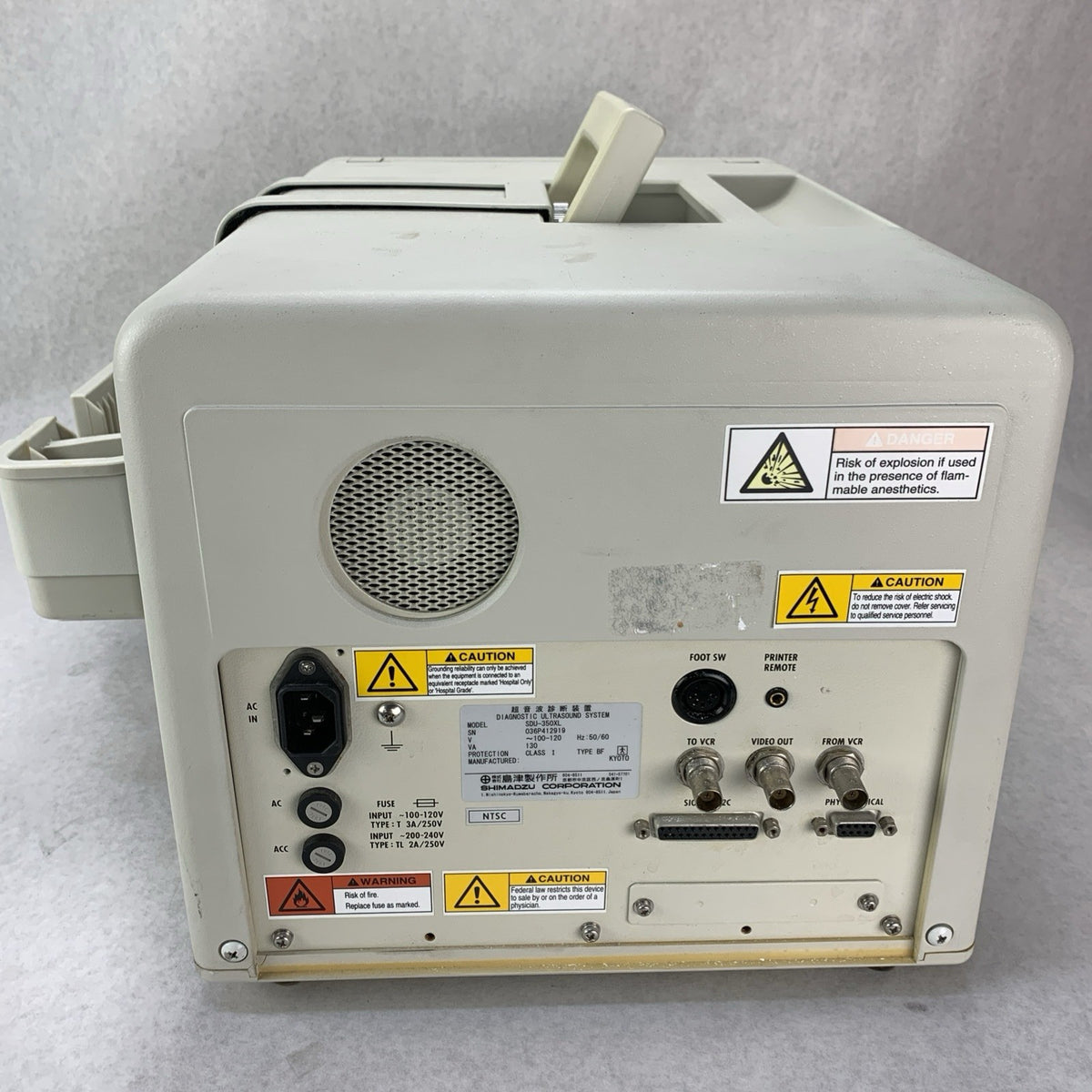 Shimadzu SDU-350XL Portable Black-and-White Ultrasound Machine - No Power Cord5