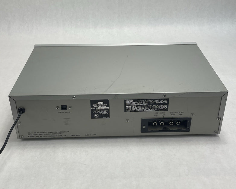 JVC KD-D20J Stereo Cassette Deck Tested For Parts