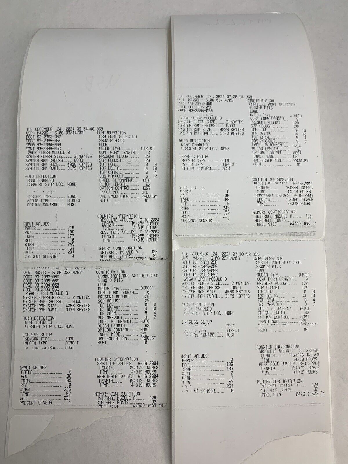 Datamax DMX-M-4206 M-Class Thermal Transfer Label Printer Aging Printhead Tested