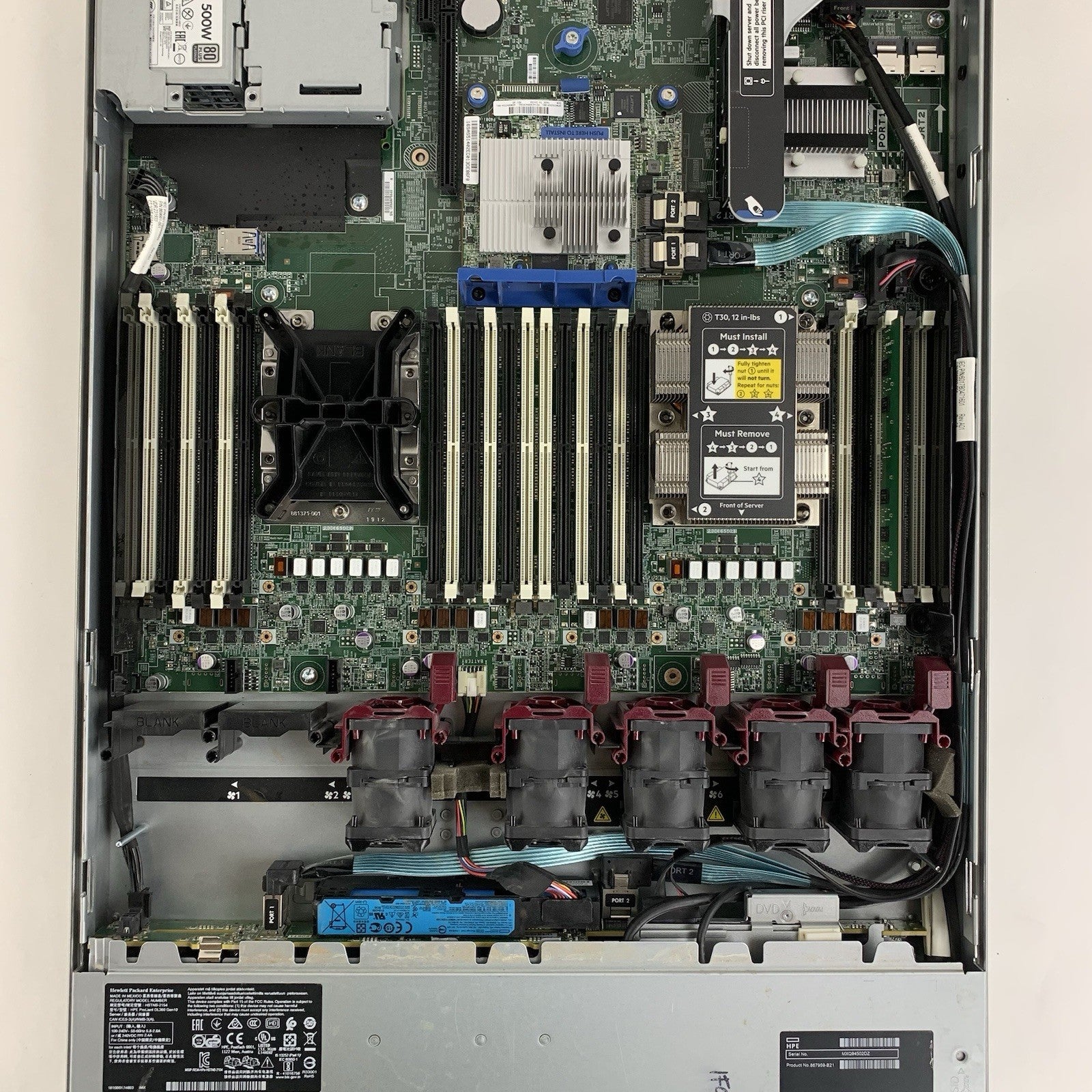 HP ProLiant DL360 Gen10 1x Intel Xeon Bronze 3104 1.7GHz 8GB RAM No OS/HDD13