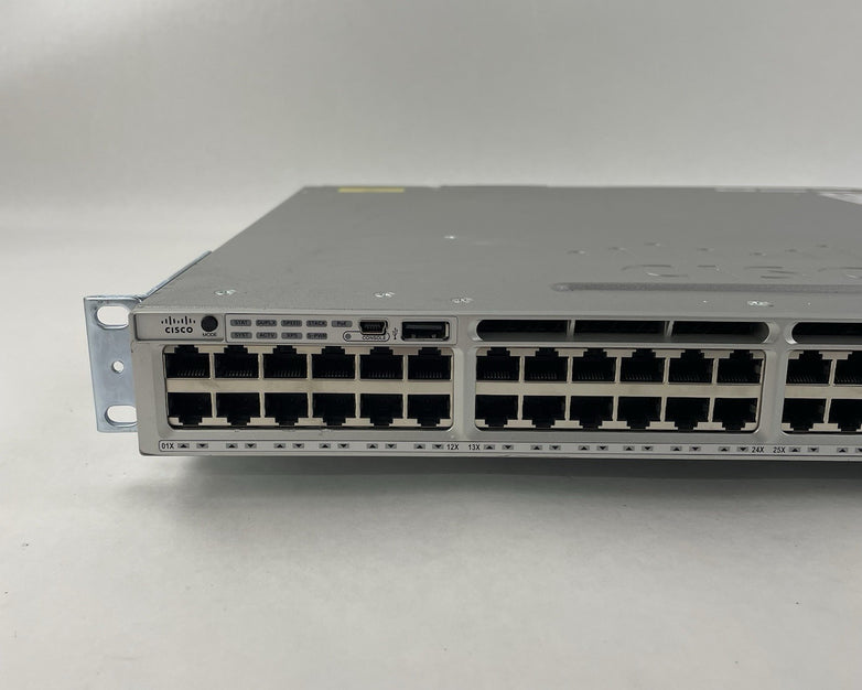 Cisco WS-C3850-48U-S 48-Port V06 Switch 2x PSU Tested & Reset