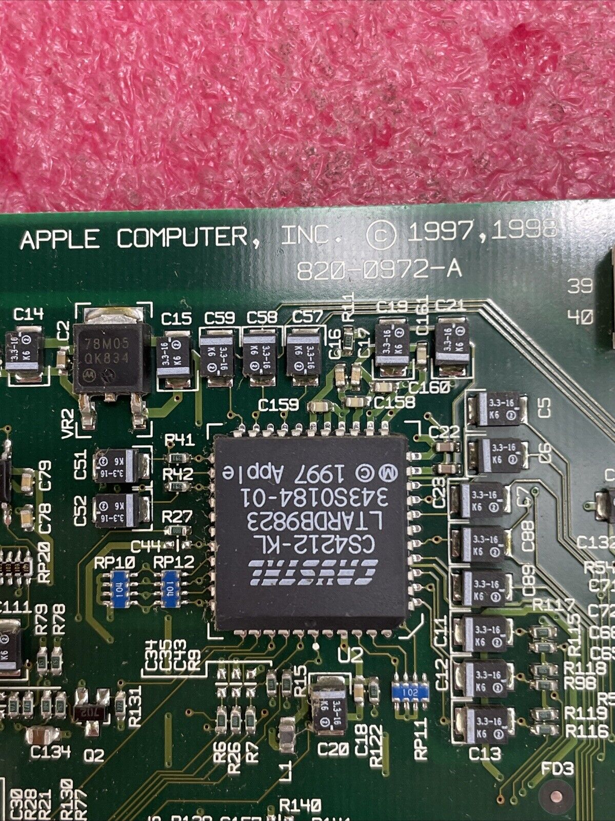Apple 820-0972-A Audio Card Tested and Working