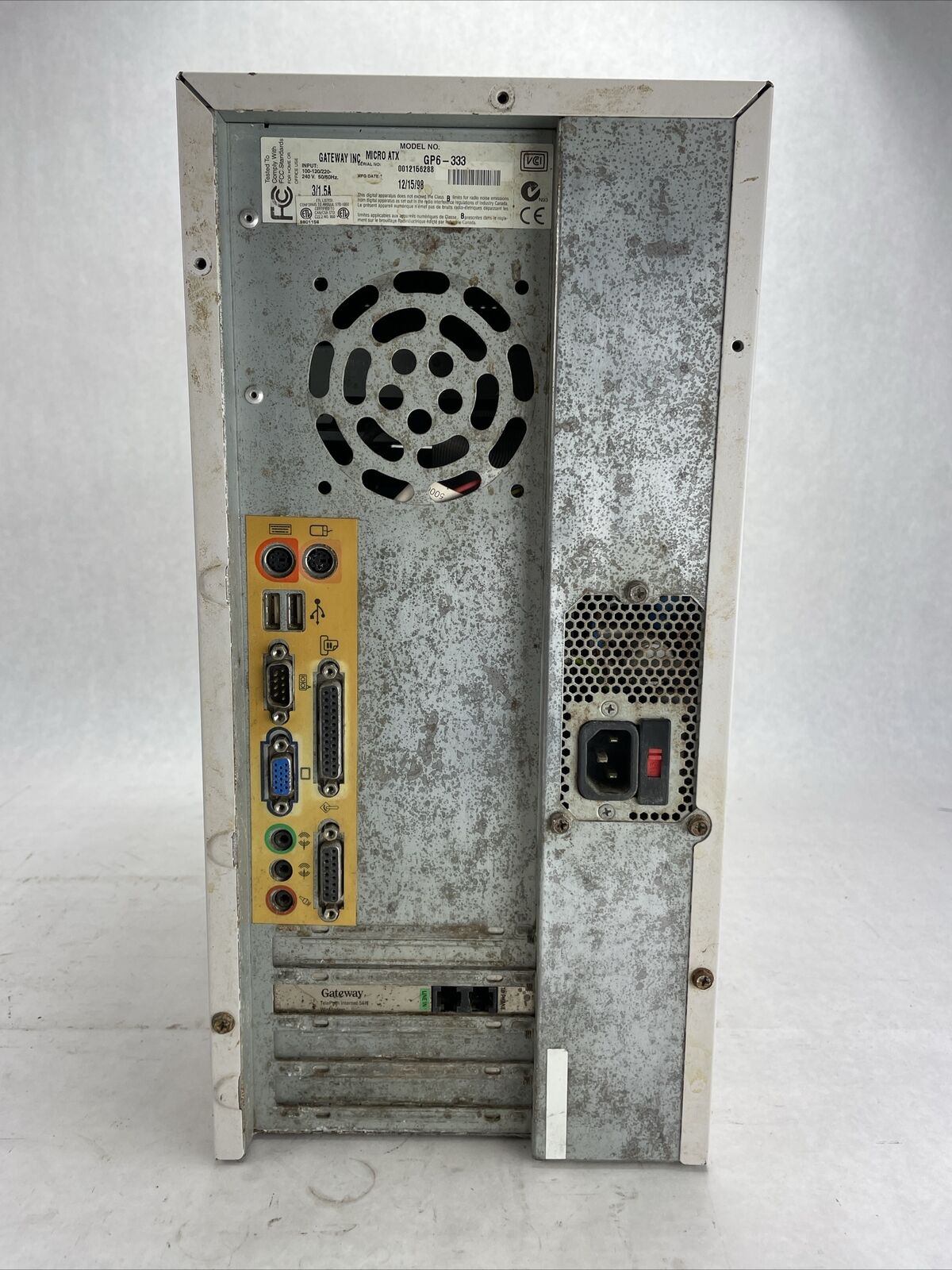 Gateway G6-333c MT Intel Celeron 333HMz 32MB RAM No HDD No OS