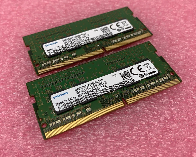 Samsung M471A5143DB0-CPB PC4-2133P-SA0-10 4GB 1Rx8 Desktop Memory RAM Lot of 2