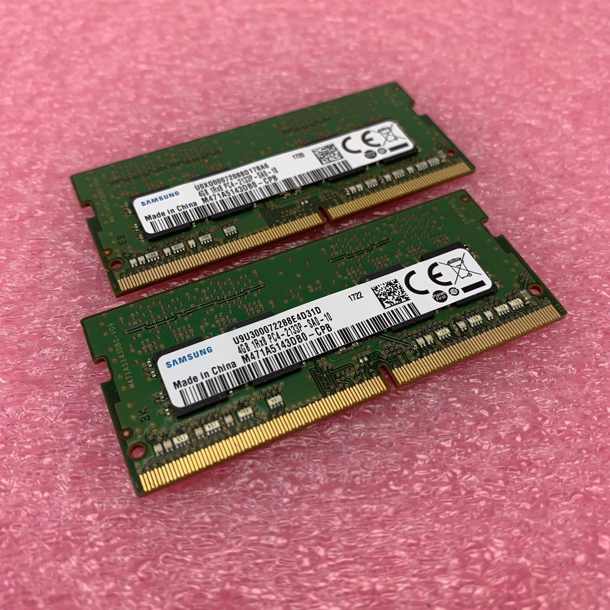 Samsung M471A5143DB0-CPB PC4-2133P-SA0-10 4GB 1Rx8 Desktop Memory RAM Lot of 20