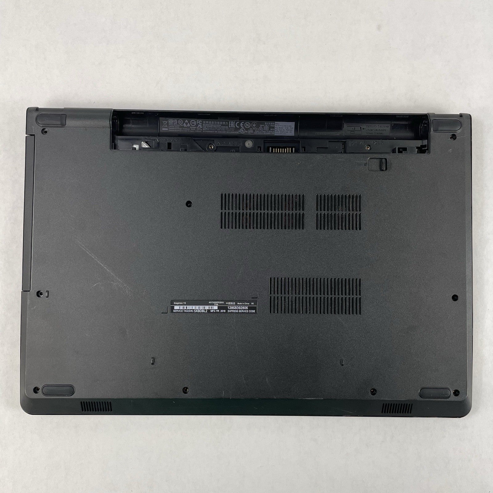 Dell Inspiron 3576 15.6" i5-8250U 1.60 GHz 8 GB RAM No SSD/OS/AC/Batt15