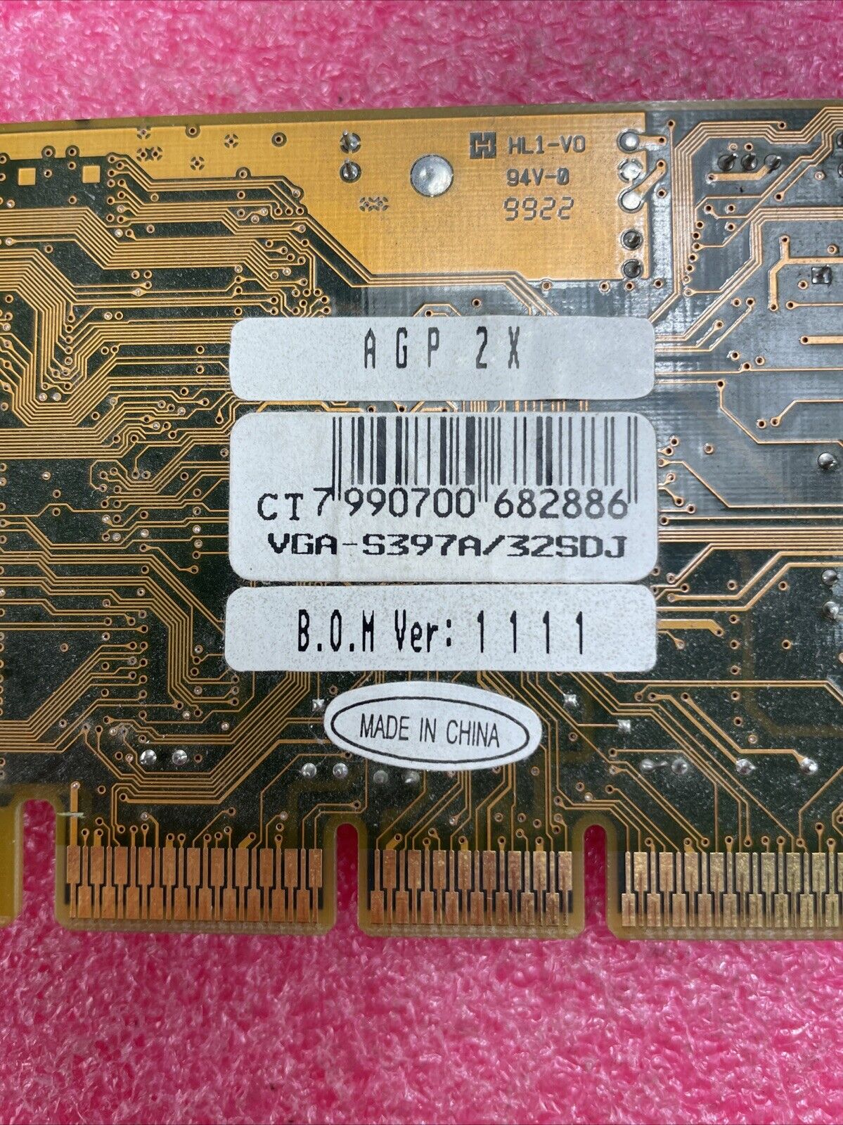 JoyTech A4-S3S4SD-A6-L AGP 16MB RAM AGP Graphics Card