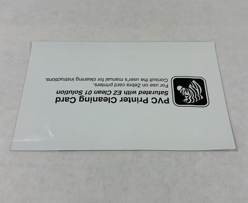Zebra 800104-001 PVC Printer Cleaning Card for Zebra Card Printers (Lot of 13)