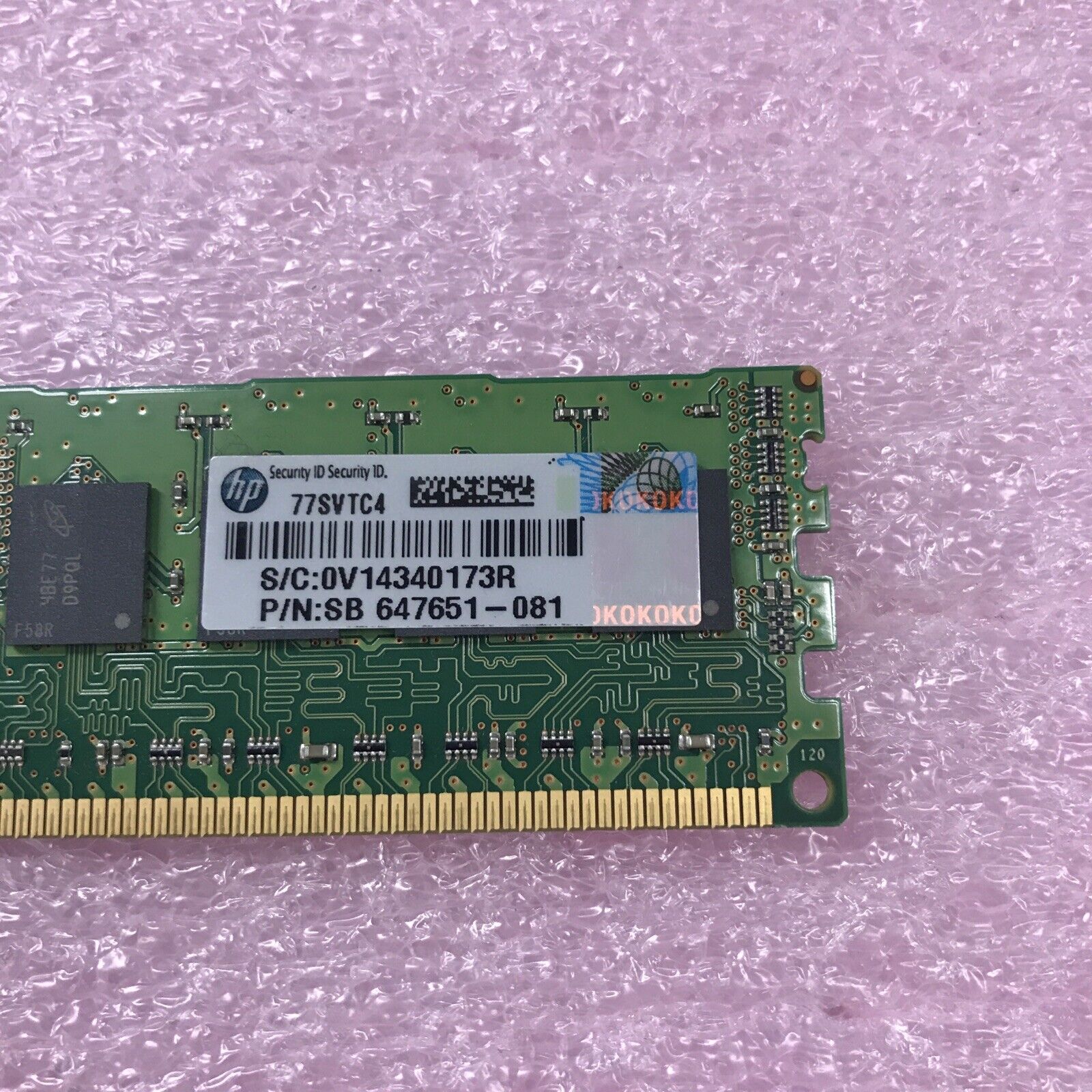 Micron 16GB Kit 2x8GB 1Rx4 PC3-1280R-11-13-C2 Ram MT18JSF1G72PZ-1G6E1FI Lot of 2