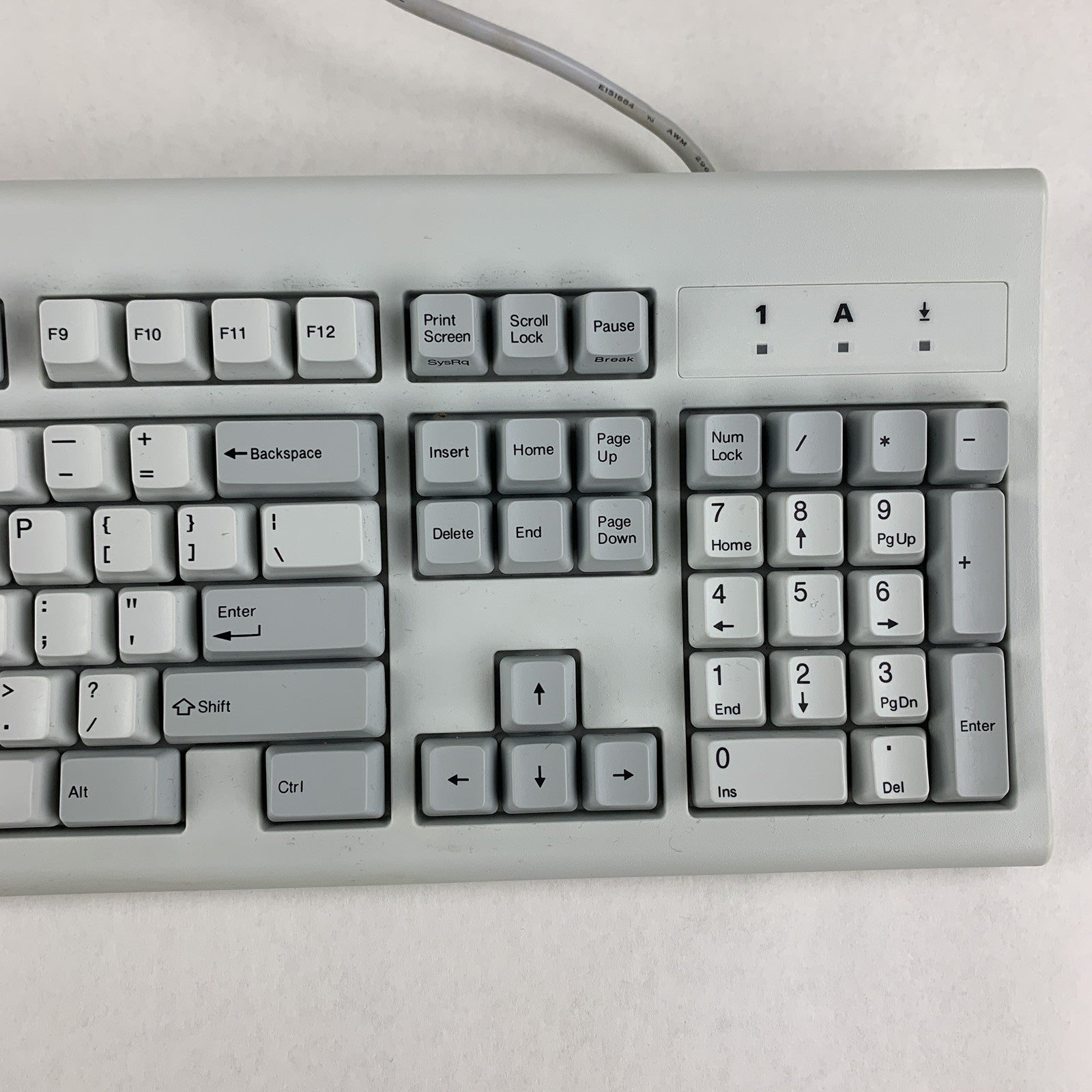 Zenith KB-5323 Clicky Vintage Keyboard PS/2 Vintage Tested
