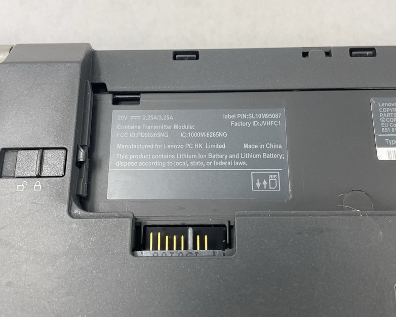 Lenovo ThinkPad T480 14" i5-8350U 1.70 GHz 8 GB RAM No SSD/OS/AC - Bad Bottom