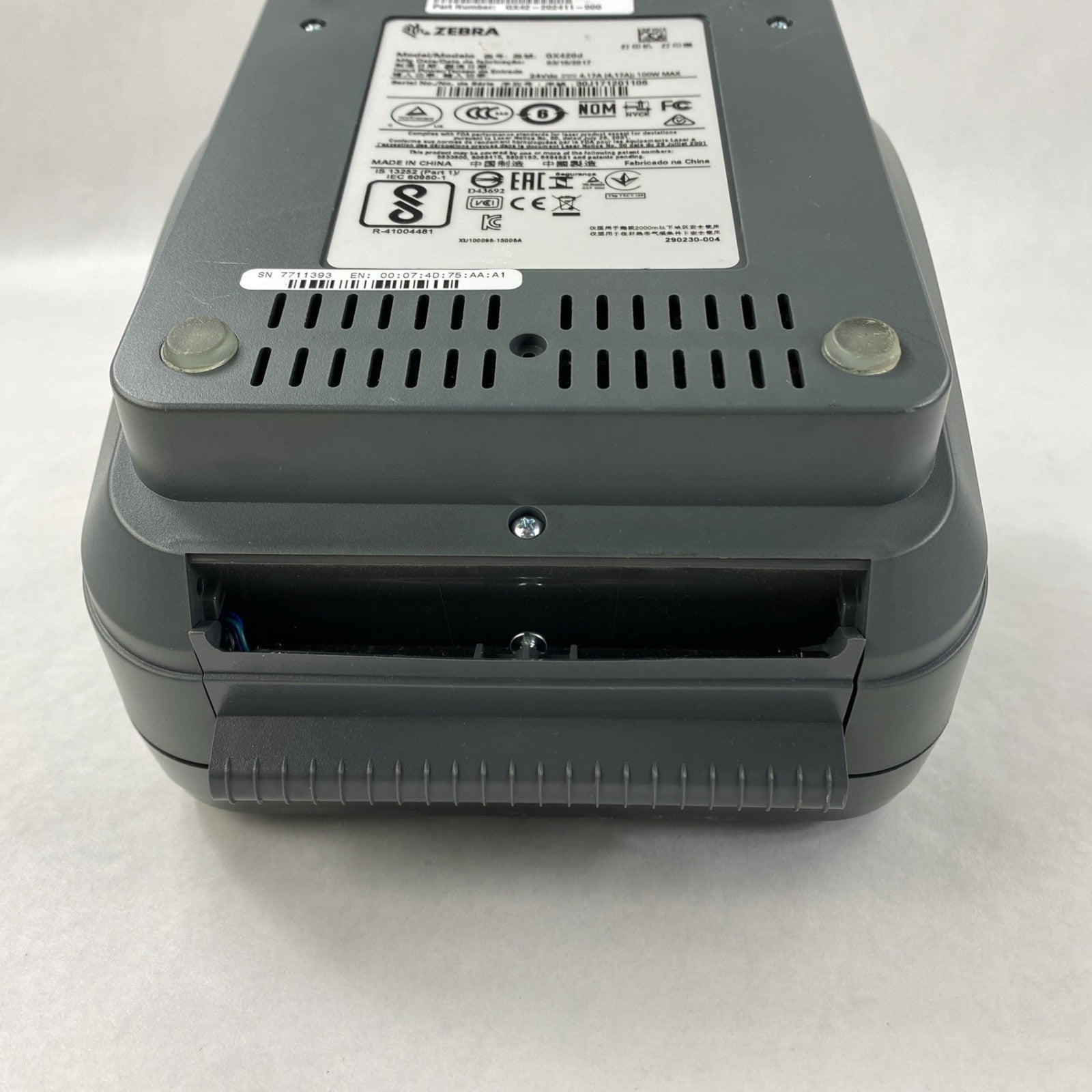Zebra GX4ZOD Label Printer For Parts or Repair5