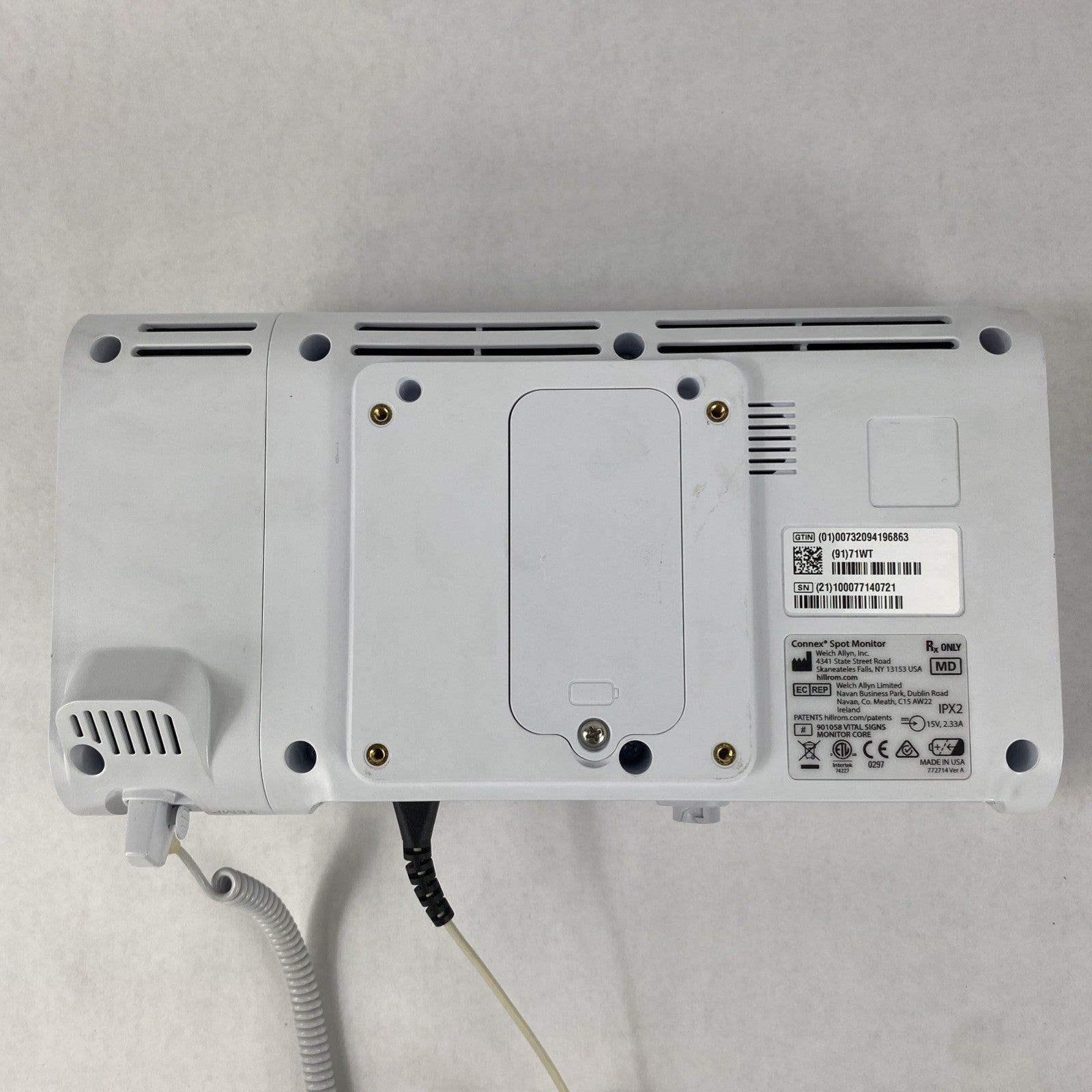 Welch Allyn 71WT Connex Spot Monitor w/ 7000-APM Accessory Power Management11