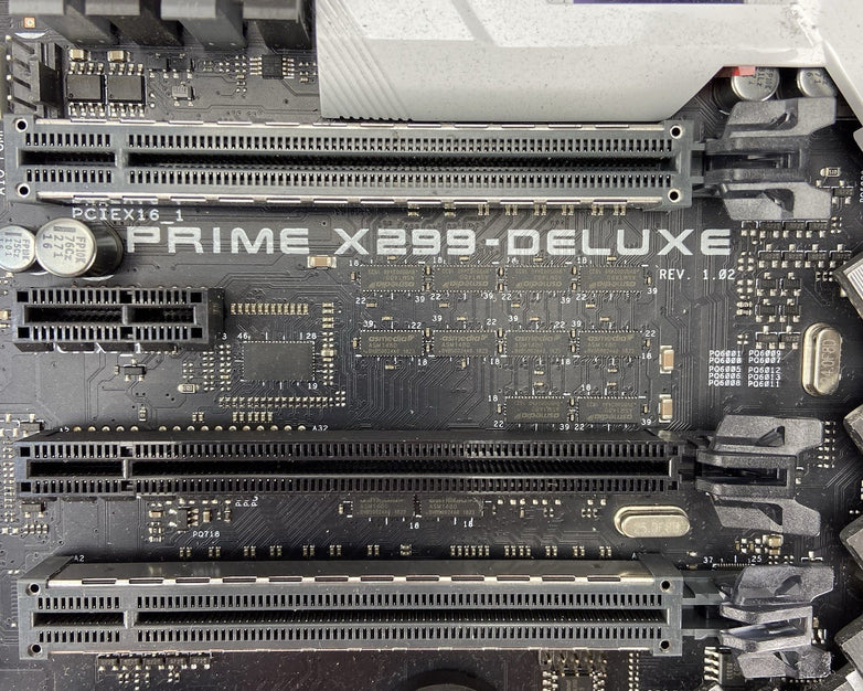 ASUS Prime X299-Deluxe Motherboard No CPU No RAM Power Tested