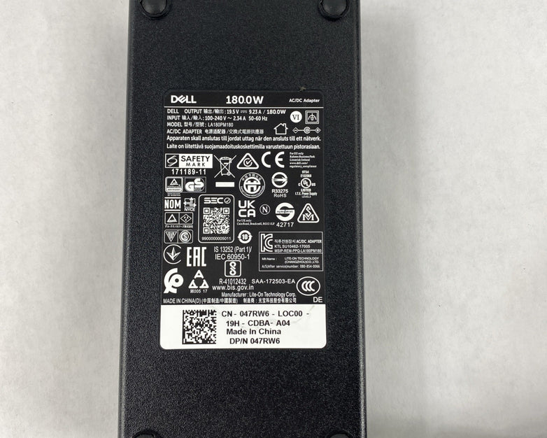 Dell LA180PM180 180W AC/DC Adapter Lot of 2