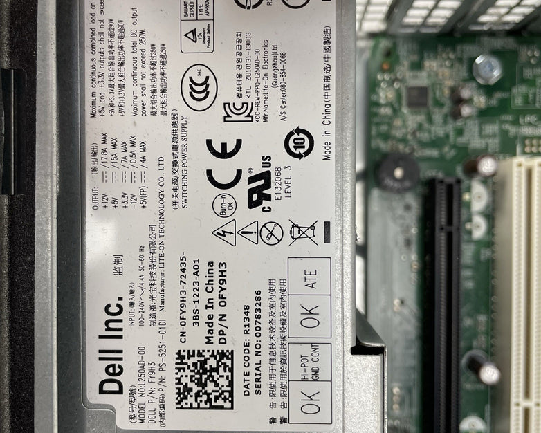 Dell Optiplex 7010 DT Intel Core i5-3470 4 GB Ram NO HDD NO OS