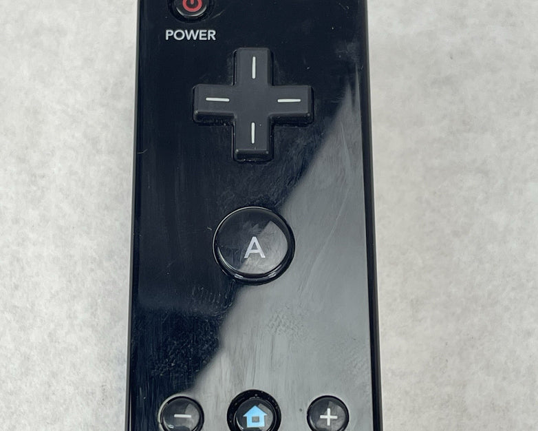 Nintendo Black Motion Plus Wii Controller OEM RVL-036