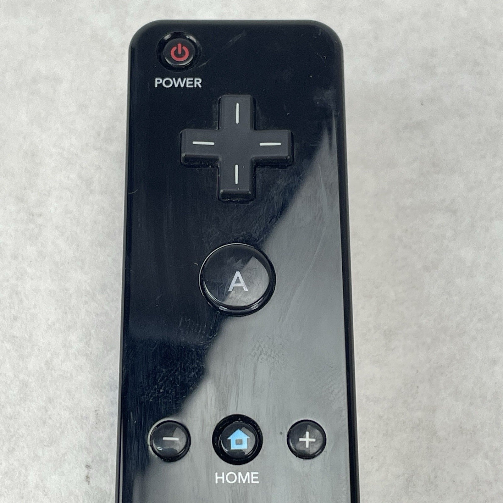 Nintendo Black Motion Plus Wii Controller OEM RVL-0364