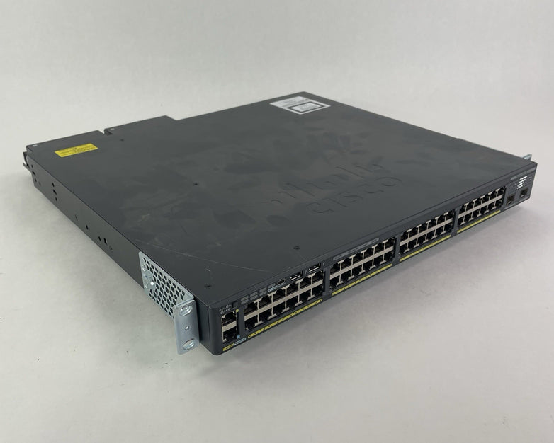 Cisco Catalyst WS-C2960XR-48FPD-I V02 48-Port Switch 2x PSU - Tested