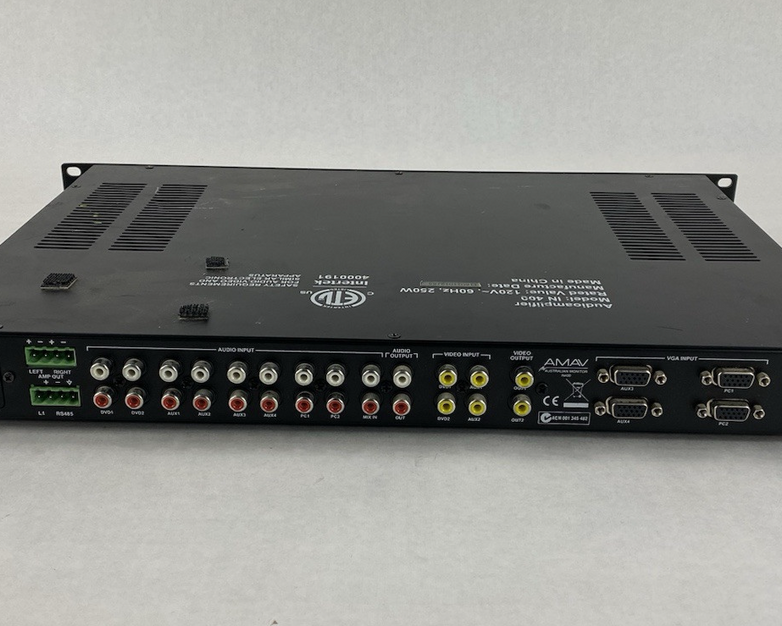 Australian Monitor IN400 Audio Amplifier Tested