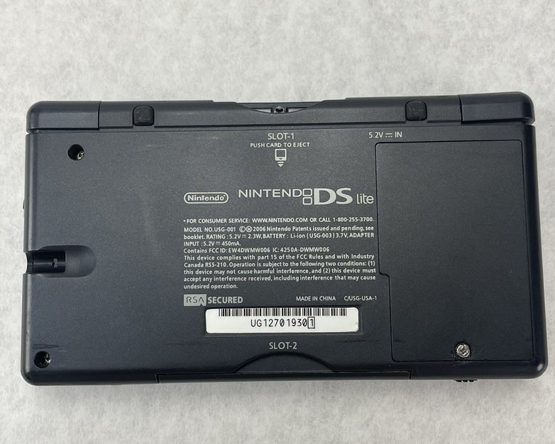 Nintendo DS Lite USG-001 Tested No Battery For Parts
