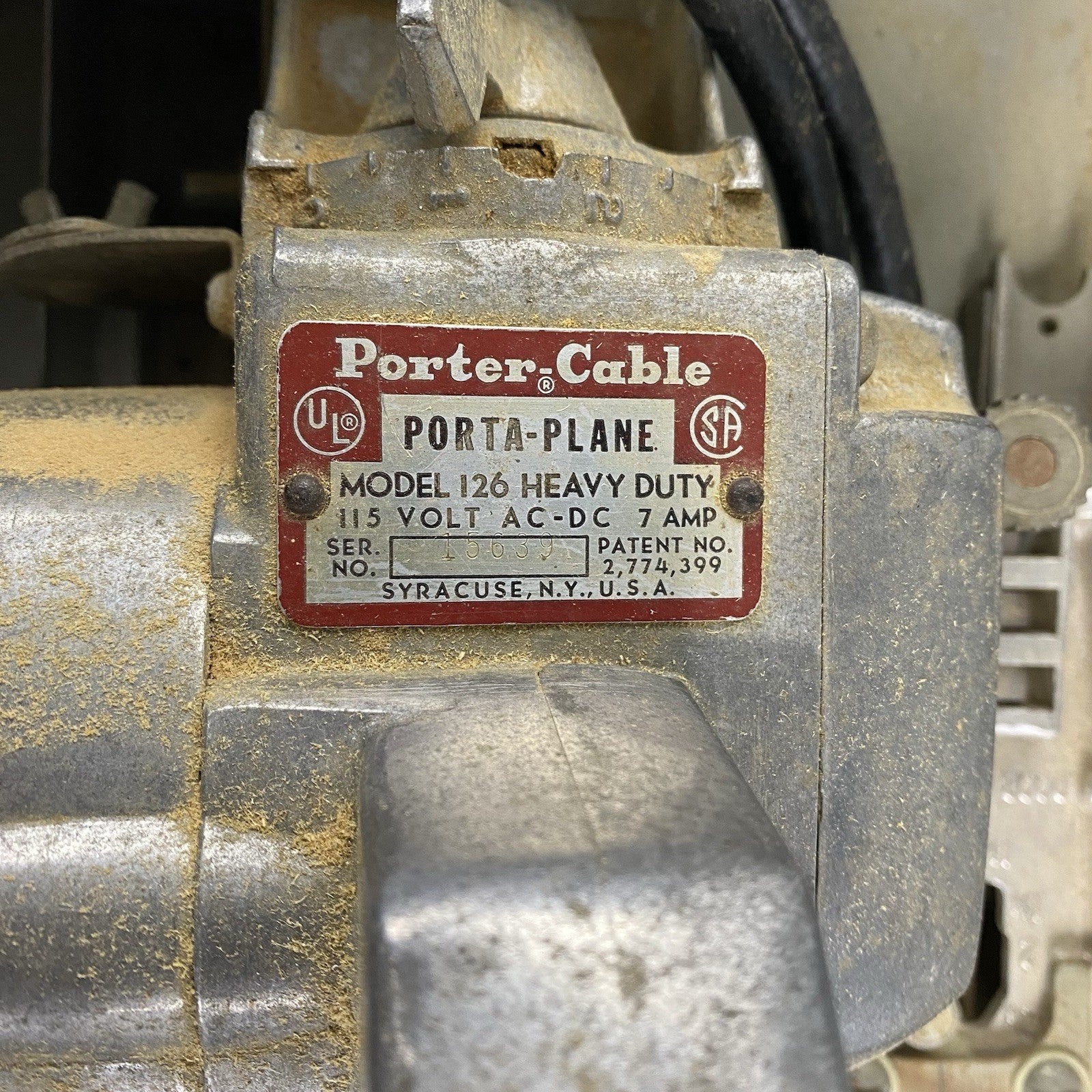 Porta-Plane 126 Porter Cable 115V AC-DC 7AMP Parts and Repair4