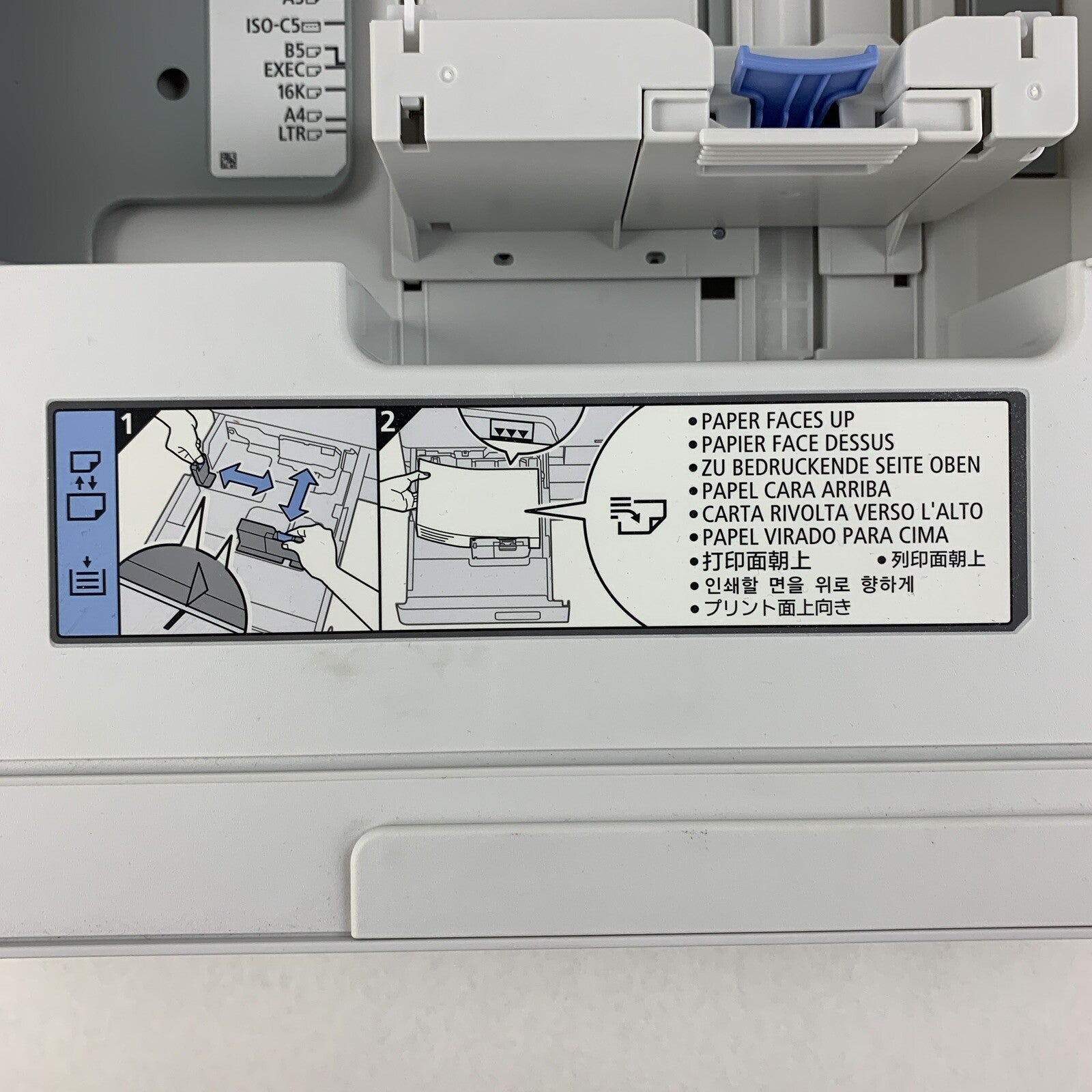 Canon QM4-6434 WG7250F Top Paper Tray #1