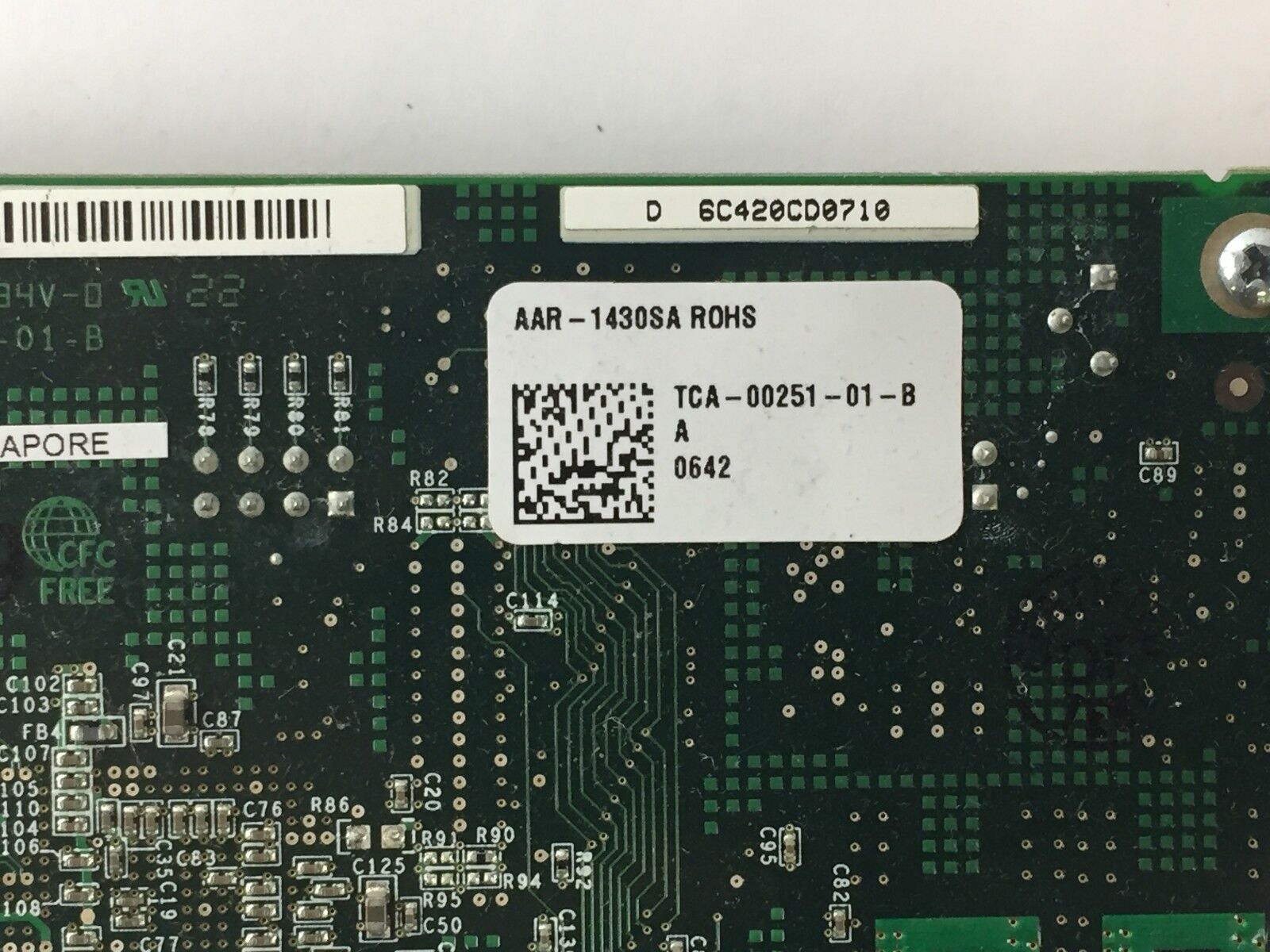 Adaptec AAR-1430SA Raid SATA II PCI 4 Ports