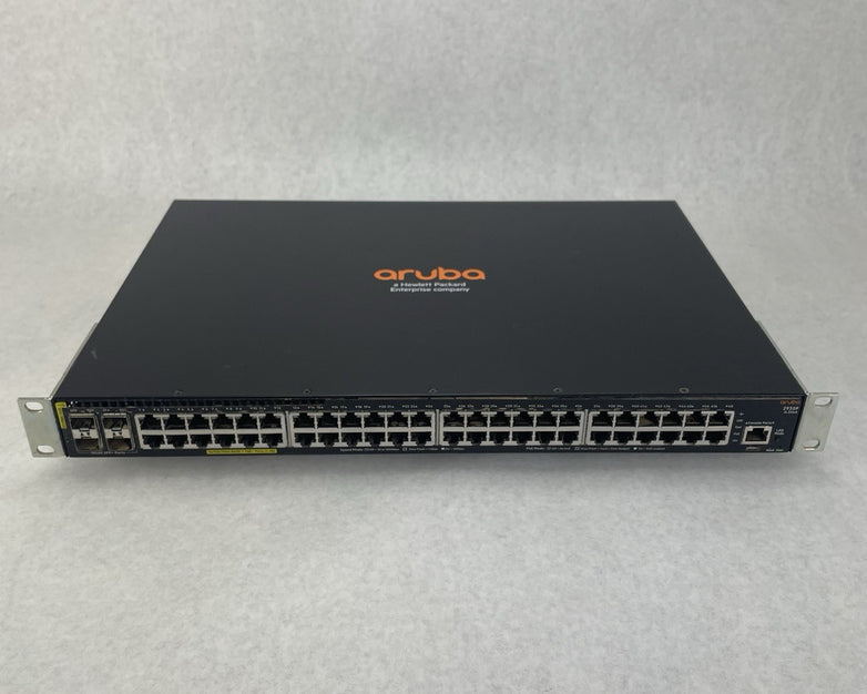 HP JL260A 2930F Aruba Gigabit Switch 48x RJ45 & 4x SFP Ports Tested & Reset