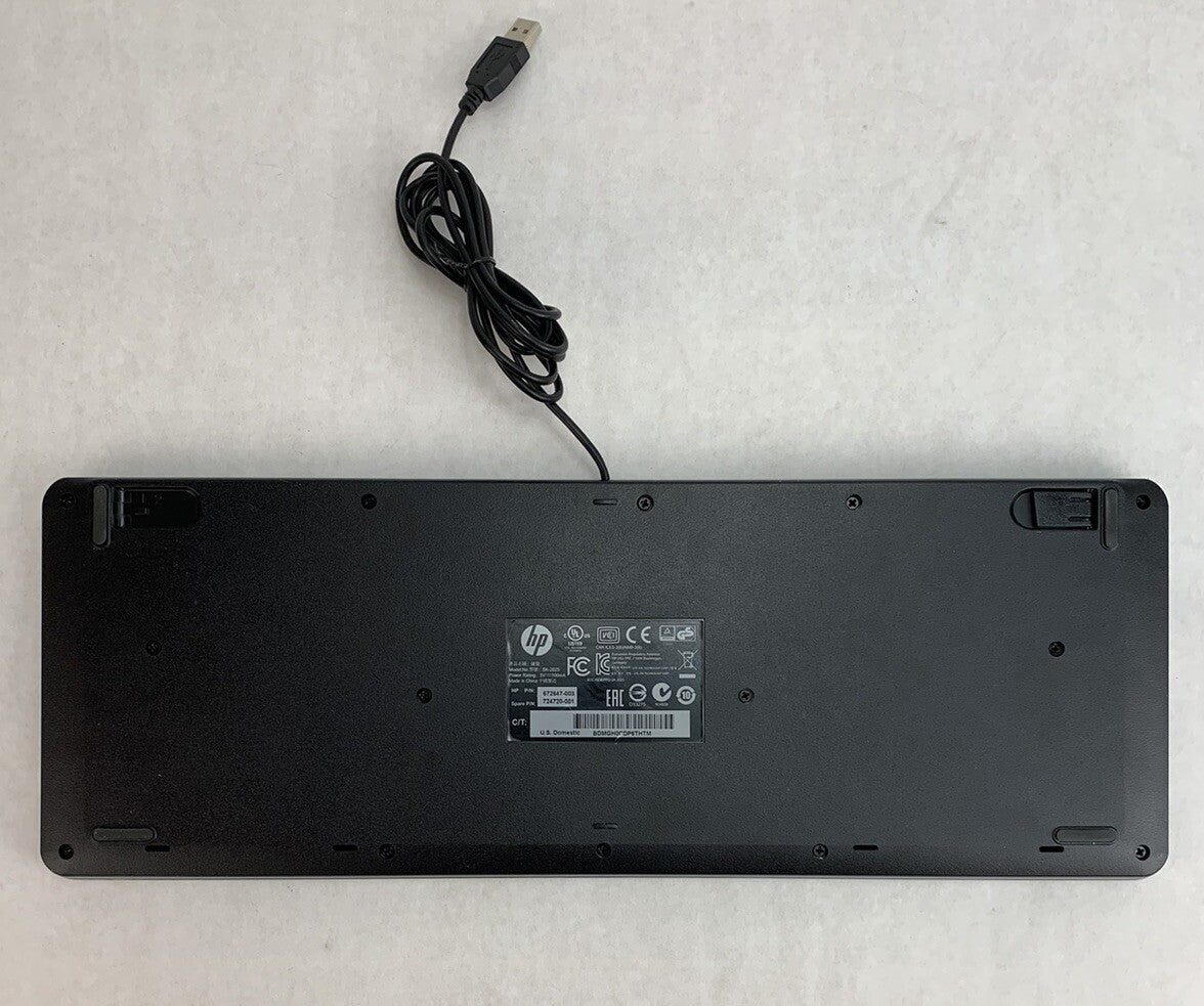 HP SK-2025 USB Wired Keyboard (Lot of 3)