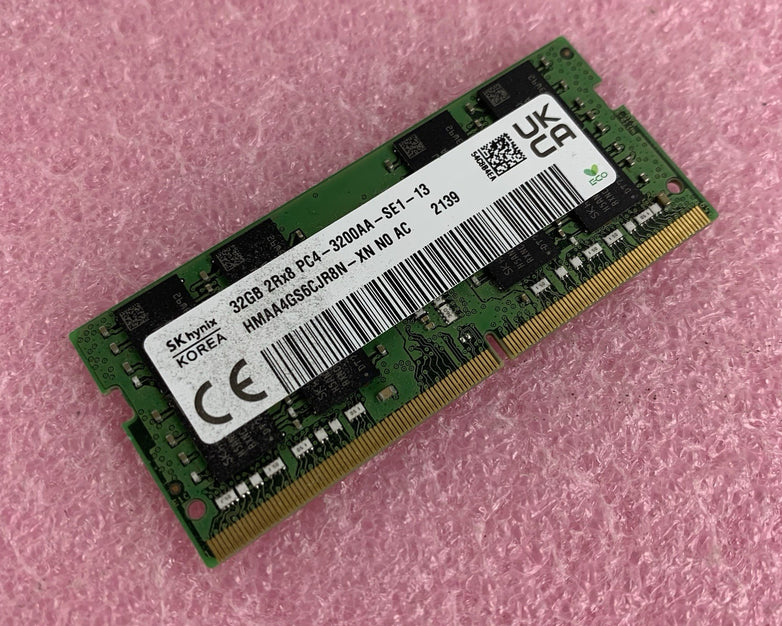 SK Hynix HMAA4GS6CJR8N-XN 32 GB DDR4 SDRAM DIMM PC4-3200AA 288-Pin Laptop Ram