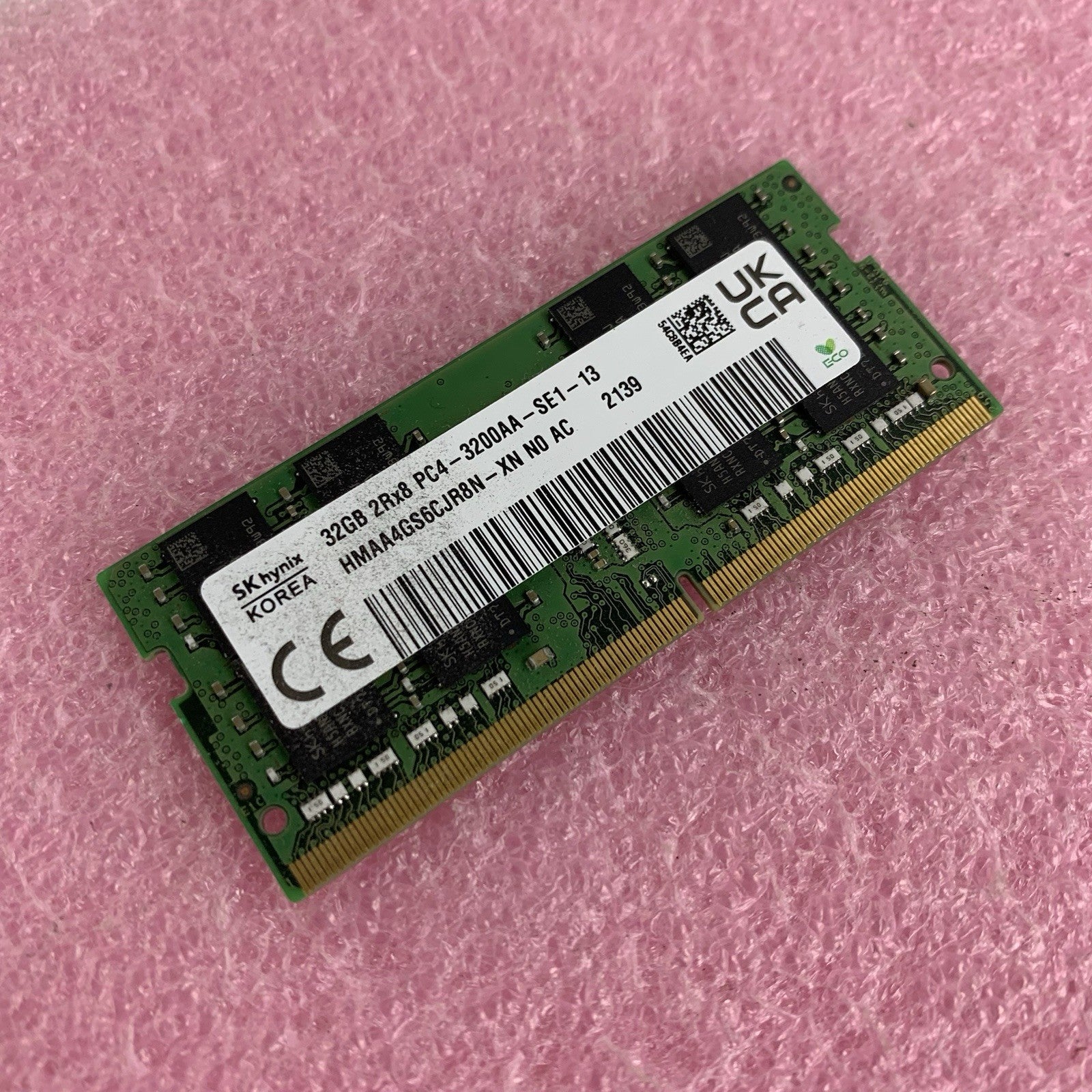 SK Hynix HMAA4GS6CJR8N-XN 32 GB DDR4 SDRAM DIMM PC4-3200AA 288-Pin Laptop Ram0