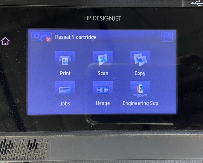 HP Design Jet T2500 LCD Control Panel - Part No CR354-60008 Revision 1