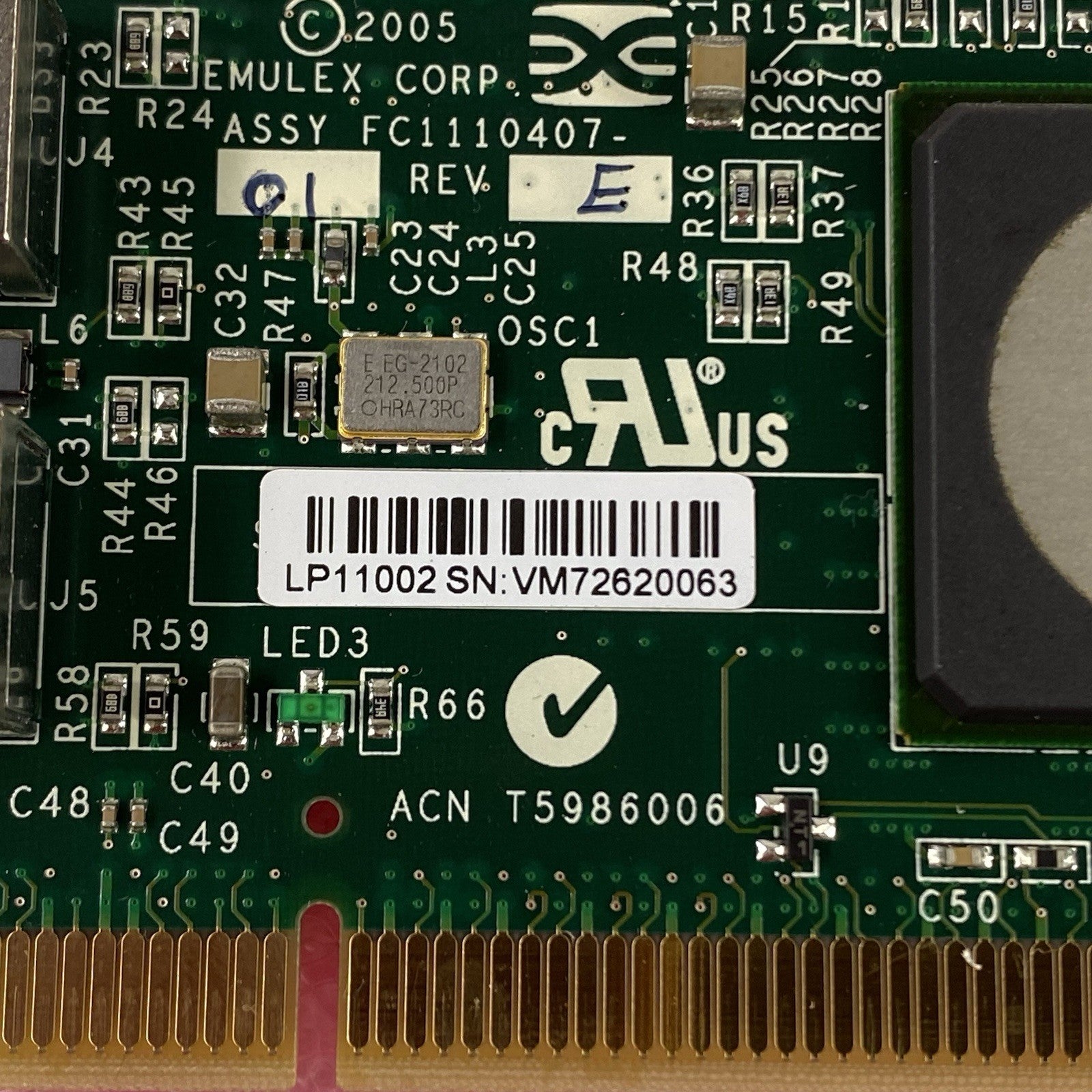 IBM 10N8620 4Gbps 2-Port PCI Fiber Adapter Card (Lot of 2)4